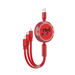 Зарядный кабель 3 в 1 Ruoki с Вашим лого